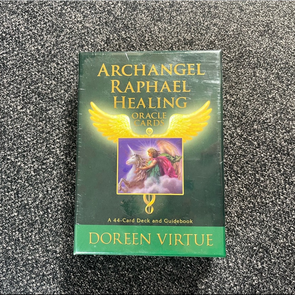 •SEALED Archangel Raphael Healing Oracle Cards OOP Doreen Virtue•